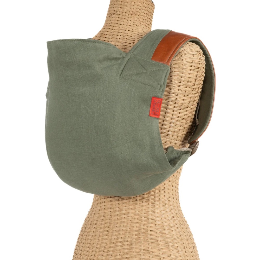 SakuraBloom Onbuhimo linen leather baby carrier